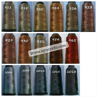 1 Pcs Embroideryin Various Color,s Silk Thread Cone, Craft Crochet 