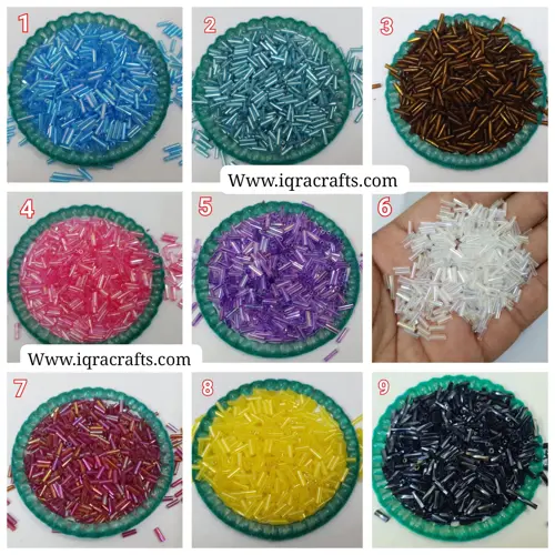 2Tola Glass Beads, Various Colors, Pony Bead Jewelry, DIY Craftsmanship