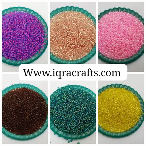 2 Tola 2mm Glass Round Beads, Various Colors, Pony Bead Jewelry, DIY Craftsmanship