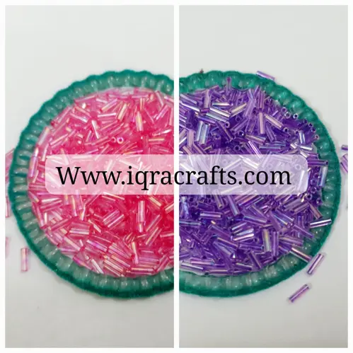 20gm Pipe Beads Glass In Varioys Colors DIY Clothing Craft Sets Colors DIY, Crafts 6mm