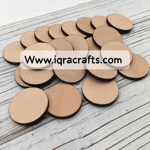 10 Pcs MDF Bases - Round 25 mm DIY, Craft Sets