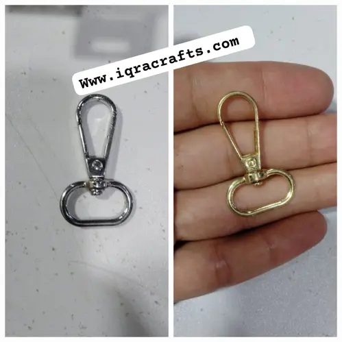 5 pcs 25mm Good Quality Light Gold Bronze Swivel Clasp Lanyard Snap Hooks Keychain 