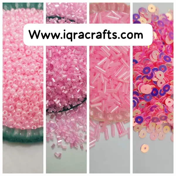 Pack Of 4 Tola (Tola Each) Beads & Sequins Beautiful Loose Sequins DIY Crafts 