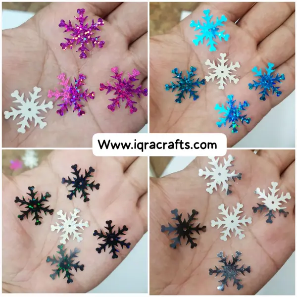 1 Tola Star Sequins in Differernt Colors, Beautiful Design, Loose Sequins Craft Supplies 10mm