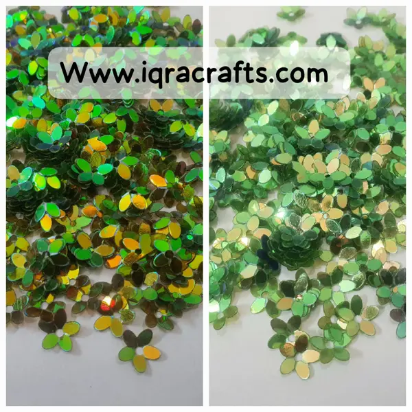 Pack of 2 Tola Sequins Flower in Telenor Shape