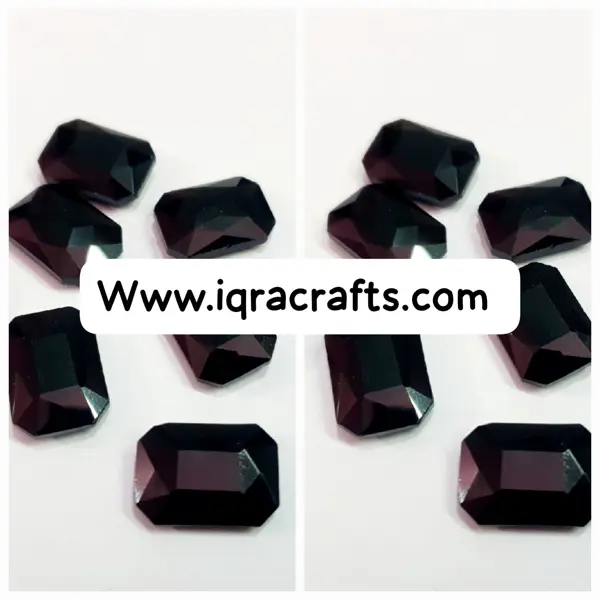 6 Pcs Colorful Oval Glass Sew On Rhienstones with Golden Base Crystal Clipstones 