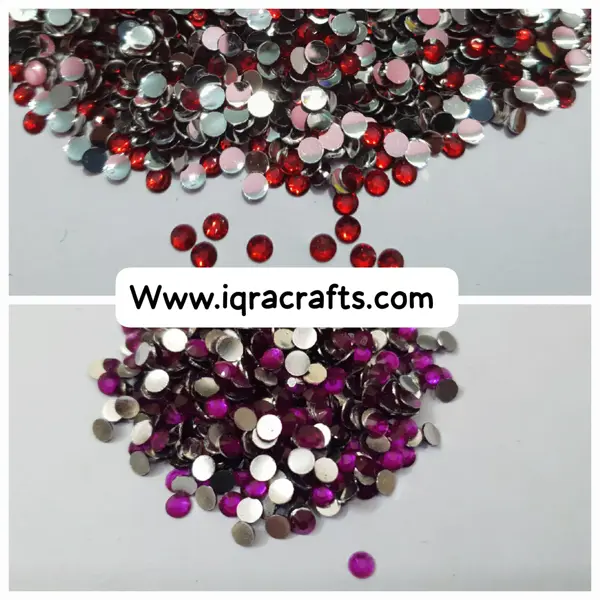 300 Pcs, Shiny Round Beads DIY Sewing Craft Sets Resins, Small Size