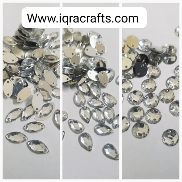 100 Pcs , Resin Beads DIY Sewing DIY Craft Sets 