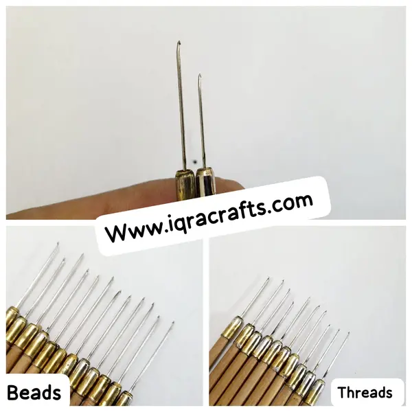 1 Pc Aari Needle For Crafting & Beading, Sewing DIY