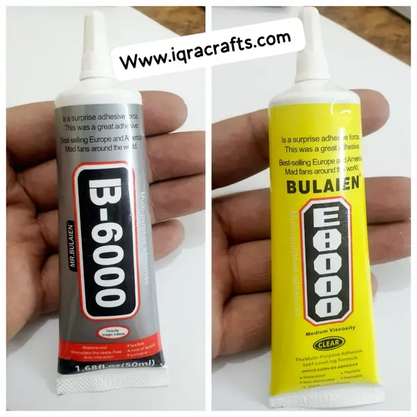 1 Pcs E8000 50 ml Adhesive Glue for Kundan Stones, Jewelry, Nail Art, Craft Sets