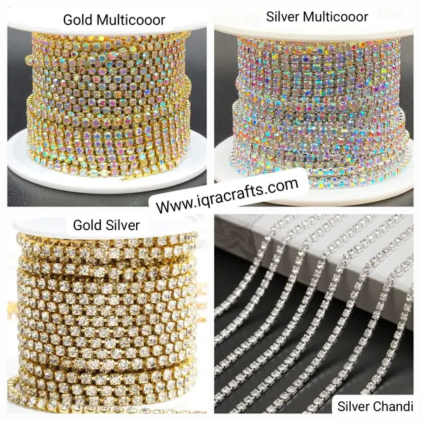 2 Gaz Super Shinny Crystal Rhinestones DIY Jewellery 2mm