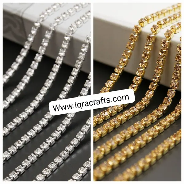 2 Gaz Super Shinny Crystal Rhinestones DIY Jewellery 2mm
