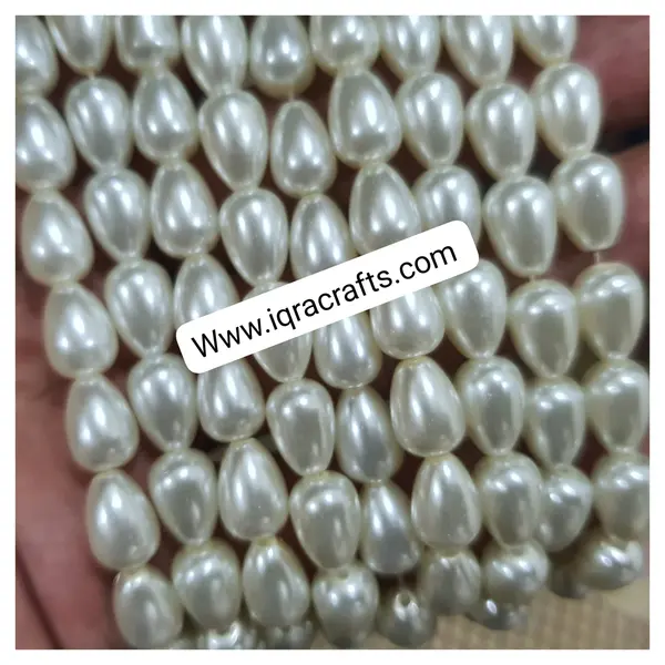 60 Pc Beautiful Color Tear Beads DIY, Art Craft Plum 12mm in various Colors