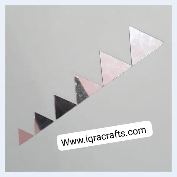 20gm DIY Small Craft Mirrors Triangle, Shape for Crafts Projects, Decoration 