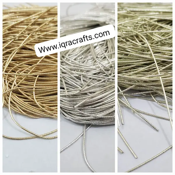  1 tola Dabka Zardozi Thread 1mm