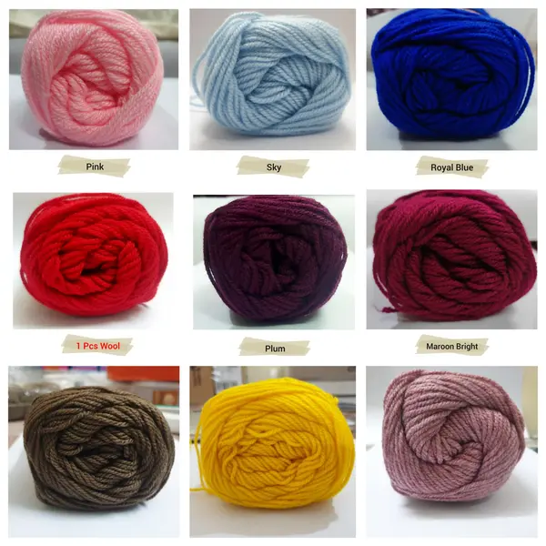 1 Pc, High Quality, Wool Ball. Sweater, Hand Knitting, Soft Crochet Hook Yarn 