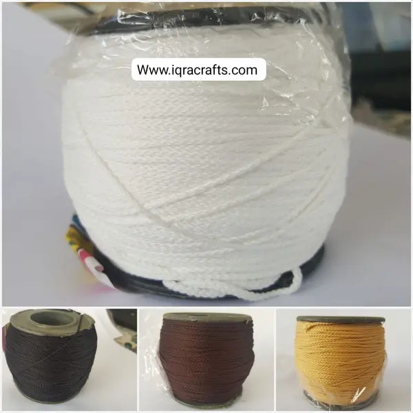 1 Pcs High Quality, Twisted Dori Thread 2 mm 90 -100 gm DIY, Crafts