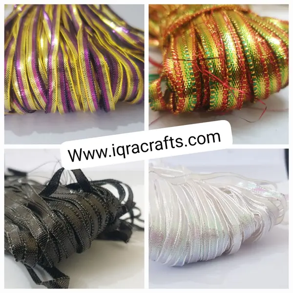 15 Yard/Gaz, Gotta Patti Lace, Gota Patti Lace Kinari Border