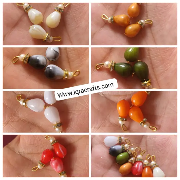25 Pcs Plastic Mixed Hanging Small Latkan, Sewing Clothing 1cm