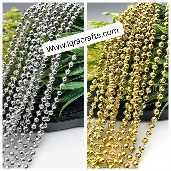 5 Gaz Plastic Pearl Chain String for DIY Wedding Birthday Party Decorating Supplies