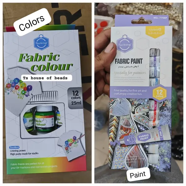 1 Pack of Fabric Pain And Fabric Colors
