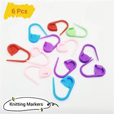 10 Pieces Knitting Crochet Locking Stitch Markers Mix Color