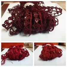2 Yard/Gaz, High Quality Lace Kinari Border DIY Crafts Cloth Findings