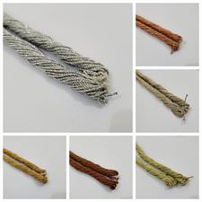 Pack Of 2 (4.5 gaz Each) Metallic Cord Rope Lurex, 1mm Crafts in Various Colors