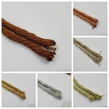Pack Of 2 (4.5 gaz Each) Metallic Cord Rope Lurex, 1mm Crafts in Various Colors