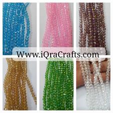 6 mm Faceted Rondell Chinese Crystal Glass Beads 60 pcs Craft Sets