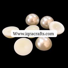 20 gm Half Round Pearl Beads Flatback Pearls for Nail Art DIY Phone Case Decoration, 