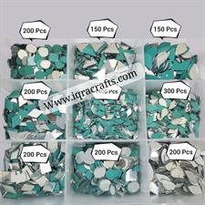 All Type of Mirror Kit for Craft Work,  (18 Shape New Mirror - 4000+ pcs) silver  