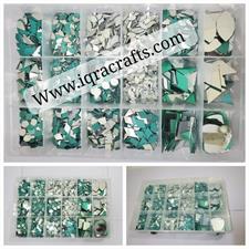 All Type of Mirror Kit for Craft Work,  (18 Shape New Mirror - 4000+ pcs) silver  