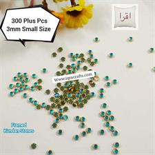 3mm ,10 gm Kundan Stones, for Decoration, DIY Sewing Jewelry Crafts 3mm Round