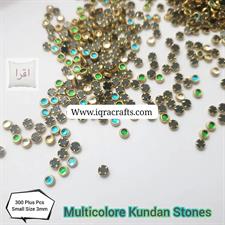 3mm ,10 gm Kundan Stones, for Decoration, DIY Sewing Jewelry Crafts 3mm Round
