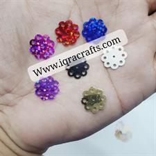 1 Tola Vintage Wheel of Fortune Loose Sequins Metallic Gold Sewing Paper Crafts Sequins 14 mm