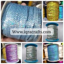 10 yards 3mm Trim, /Lot Colorful Loose Round Flat Sequins 