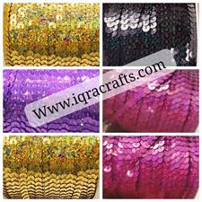 10 yards 5mm Trim, /Lot Colorful Loose Round Flat Sequins 