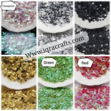 1 Tola 3mm Disc Round Sitaray in Transparent , beautiful Design, Flat Loose Sequins, 
