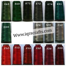 1 Pcs Embroideryin Various Color,s Silk Thread Cone, Craft Crochet 