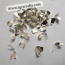  25 Pcs Steel Metal Clips & Caps for Tussel  Making Crafts jewellery