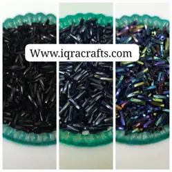 Cut Pipe, 2 Tola Pipe Glass Round Beads, Various Colors, Pony Bead Jewelry, DIY Craftsmanship