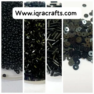 Pack Of 4 Tola (Tola Each) Beads & Sequins Beautiful Loose Sequins DIY Crafts 