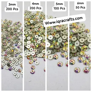 1 Pack Crystal Acrylic Sew Rhinestones Tiny With Holes