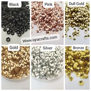 1 Tola, 6mm Baskit Flower Sitaray in Various Colors , 