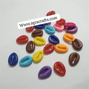 10gm Petal Flower Bead & Oval Shells Caps Acrylic Beads for DIY Crafts 