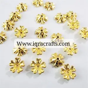 10gm Plastic Golden Bell Design for Latkan Making, Toran Making, Craftwork 12mm