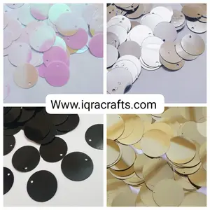 15mm Disc , 10 gm Craft Loose Sequins, Flat Round Sequin
