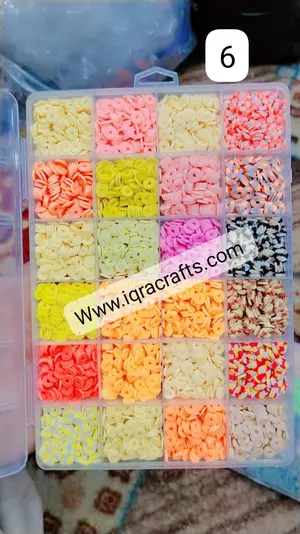 1 Kit Box, Clay Beads and Mixed Numbers Beads Jewelry Making, Tools Craft Supplies DIY