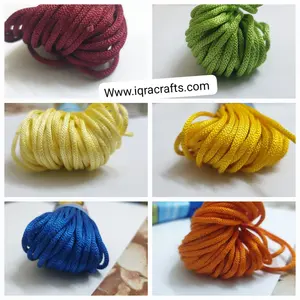Pack of 2 Silk Zari Dori 25 Yards DIY Crafts Sets Clothing 